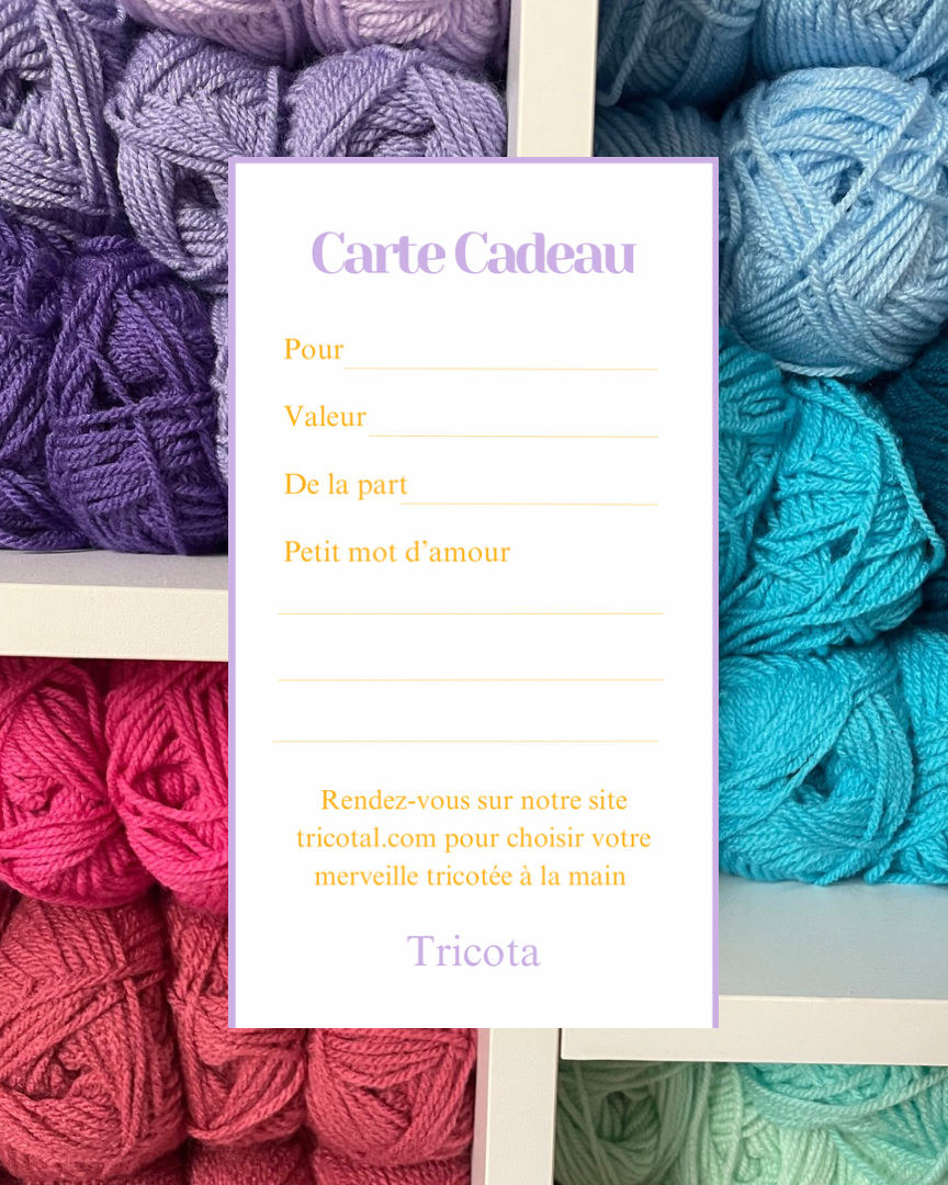 Carte cadeau Tricotađź’ť