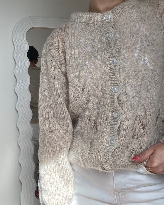 Lolita, le cardigan ajouré aspect mohair